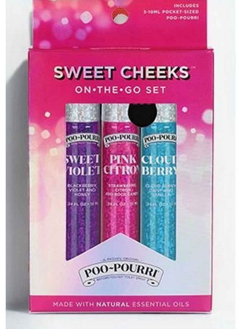 Poo-Pourri Toilet Spray Lavender Vanilla Bottles 3 x 10 mL